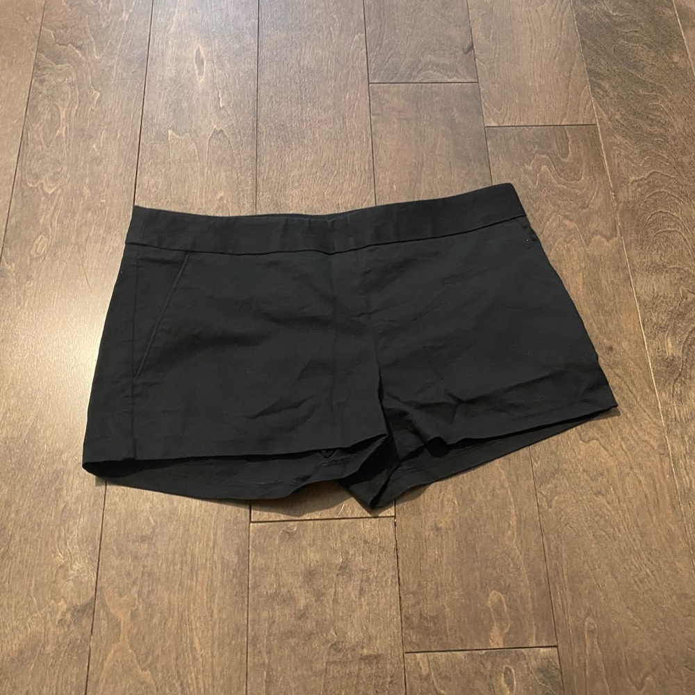 Express black shorts with side zipper